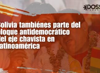 Bolivia también es parte del bloque antidemocrático del eje chavista en Latinoamérica Bolivia también es parte del bloque antidemocrático del eje chavista en Latinoamérica