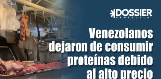 Venezolanos disminuyeron el consumo de proteínas debido al alto precio