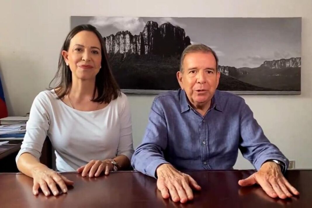 María Corina Machado y Edmundo González Urrutia agradecen 