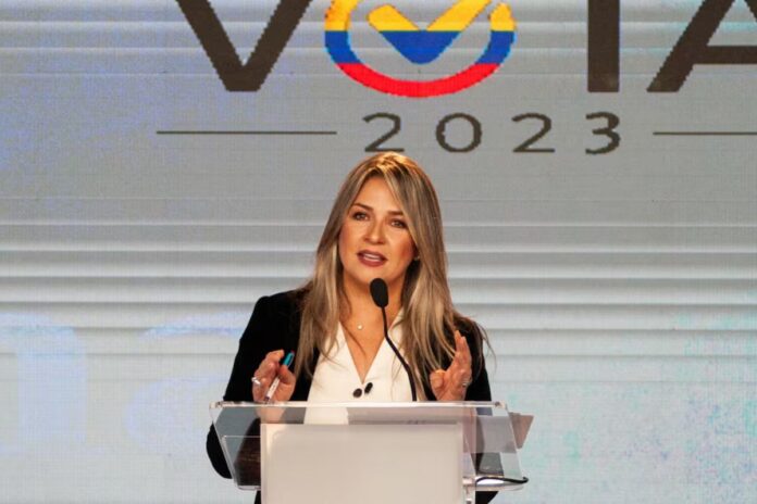 Precandidata presidencial en Colombia: «El pueblo venezolano no puede seguir a merced de un narcorégimen» Precandidata presidencial en Colombia: "El pueblo venezolano no puede seguir a merced de un narcorégimen"