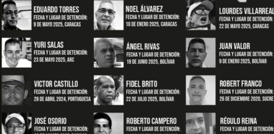 SNTP denuncia persecución sistemática: 15 líderes sindicales 100 petroleros encarcelados arbitrariamente por el régimen de Nicolás Maduro