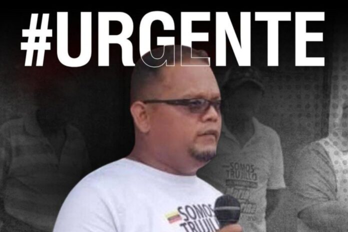 Vente Venezuela denuncia el secuestro del activista Lewis Mendoza en Trujillo Vente Venezuela denuncia el secuestro del activista Lewis Mendoza en Trujillo