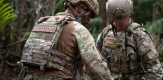Fuerzas de seguridad de Estados Unidos y Panamá realizan entrenamiento conjunto en la selva panameña Fuerzas de seguridad de Estados Unidos y Panamá realizan entrenamiento conjunto en la selva panameña