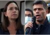María Corina Machado apoya a Leopoldo López ante «atroz amenaza» de retirarle la nacionalidad María Corina Machado apoya a Leopoldo López ante "atroz amenaza" de retirarle la nacionalidad