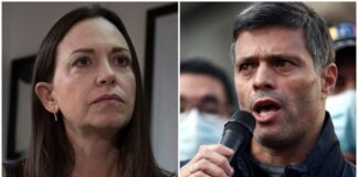 María Corina Machado apoya a Leopoldo López ante «atroz amenaza» de retirarle la nacionalidad María Corina Machado apoya a Leopoldo López ante "atroz amenaza" de retirarle la nacionalidad