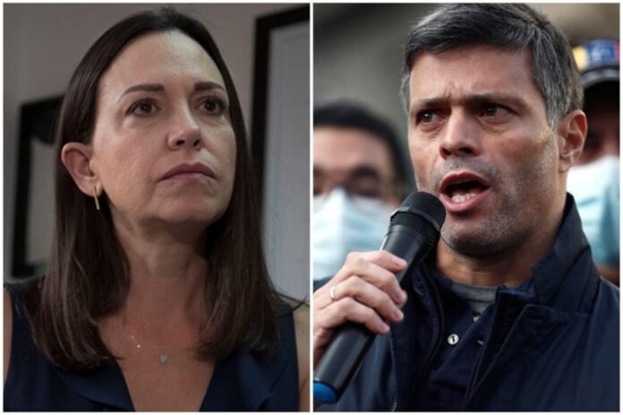 María Corina Machado apoya a Leopoldo López ante «atroz amenaza» de retirarle la nacionalidad María Corina Machado apoya a Leopoldo López ante "atroz amenaza" de retirarle la nacionalidad