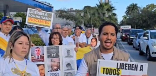Venezolanos protestaron en Miami para exigir libertad de presos políticos en Venezuela