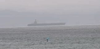 Portaaviones USS Gerald R. Ford cruza Estrecho de Gibraltar rumbo al Caribe Portaaviones USS Gerald R. Ford cruza Estrecho de Gibraltar rumbo al Caribe
