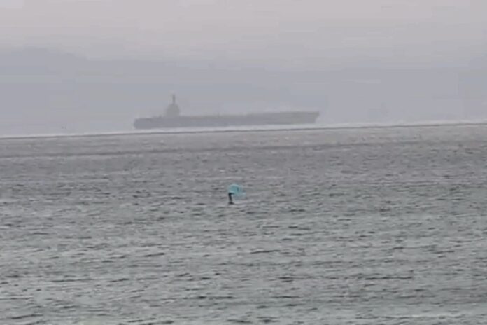 Portaaviones USS Gerald R. Ford cruza Estrecho de Gibraltar rumbo al Caribe Portaaviones USS Gerald R. Ford cruza Estrecho de Gibraltar rumbo al Caribe