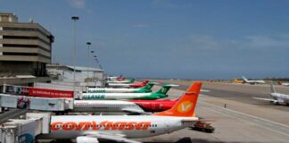 Hasta ahora siete aerolíneas que suspenden vuelos hacia Venezuela Hasta ahora siete aerolíneas que suspenden vuelos hacia Venezuela