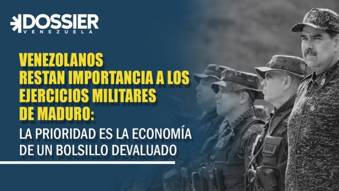 Venezolanos restan importancia a la tensión militar con EE.UU: “Nuestros problemas en casa no están resueltos” Venezolanos restan importancia a la tensión militar con EE.UU: “Nuestros problemas en casa no están resueltos”