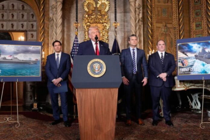 Donald Trump advierte a Nicolás Maduro que si «se hace el duro» será «la última vez» que lo haga Donald Trump advierte a Nicolás Maduro que si "se hace el duro" será "la última vez" que lo haga