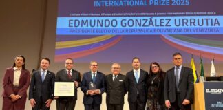 Edmundo González Urrutia recibe Premio Internacional Milton Friedman 2025 Edmundo González Urrutia recibe Premio Internacional Milton Friedman 2025