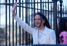 María Corina Machado afirma que entregó la medalla del Nobel de Paz a Donald Trump: «Un reconocimiento por su compromiso con la libertad de Venezuela» María Corina Machado afirma que entregó la medalla del Nobel de Paz a Donald Trump: "Un reconocimiento por su compromiso con la libertad de Venezuela"