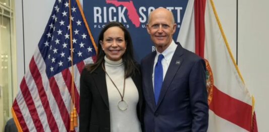 Rick Scott tras reunión con María Corina Machado: "No me detendré hasta que todos los presos políticos sean liberados"