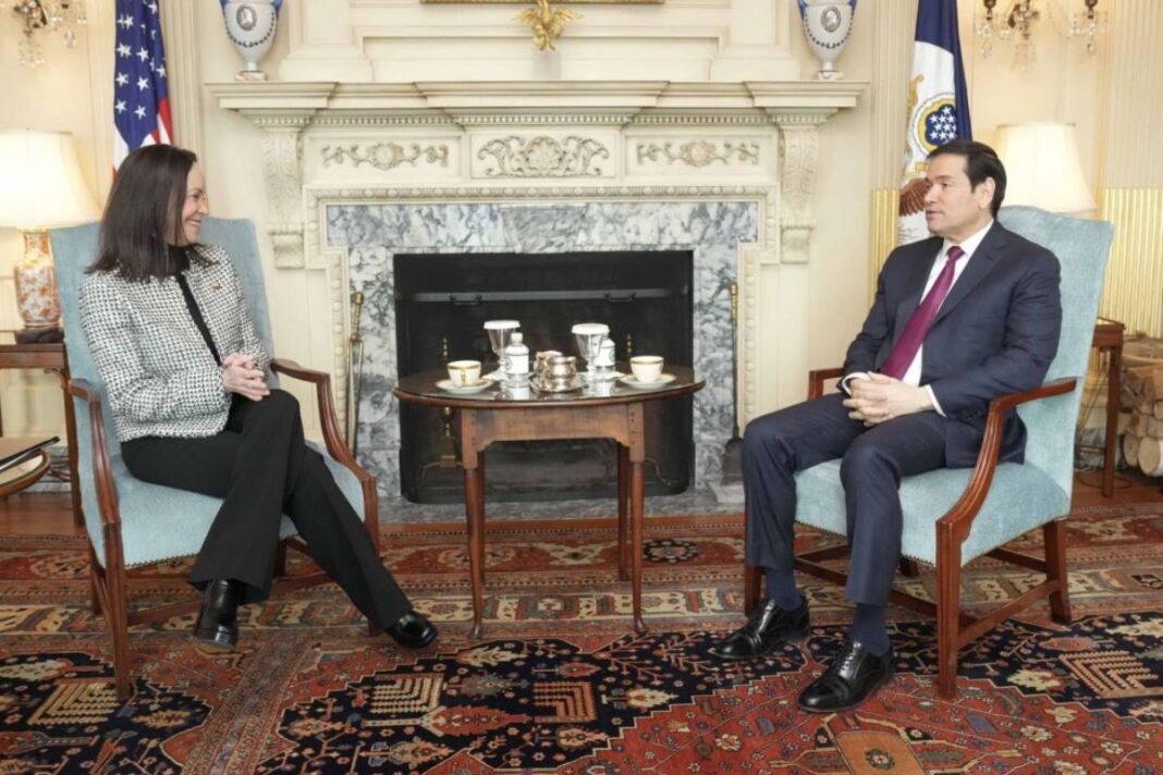 Marco Rubio sostendré una reunión privado con María Corina Machado este 31mar Marco Rubio sostendré una reunión privado con María Corina Machado este 31mar