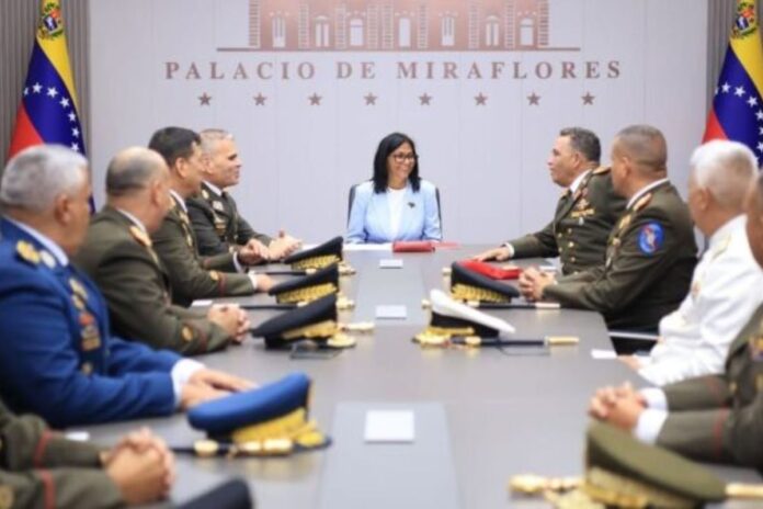 Delcy Rodríguez nombra nuevo Alto Mando Militar tras destitución de Vladimir Padrino López como ministro de Defensa Delcy Rodríguez nombra nuevo Alto Mando Militar tras destitución de Vladimir Padrino López como ministro de Defensa