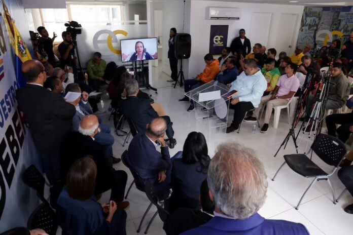 Plataforma Unitaria Democrática exigió nuevo ente electoral como garantía para futuros comicios Plataforma Unitaria Democrática exigió nuevo ente electoral como garantía para futuros comicios