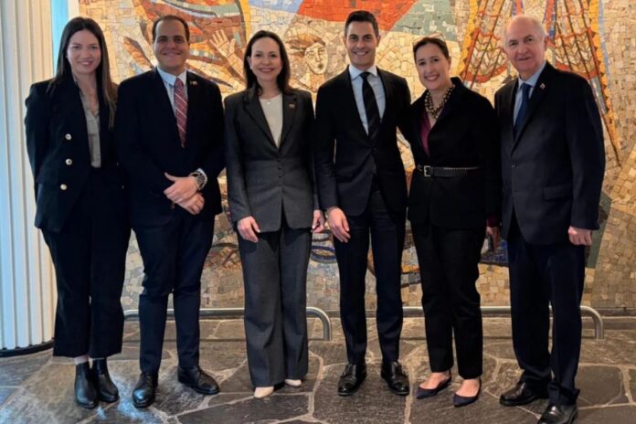 María Corina Machado se reúne con el primer ministro de Países Bajos en la antesala de su visita a España María Corina Machado se reúne con el primer ministro de Países Bajos en la antesala de su visita a España