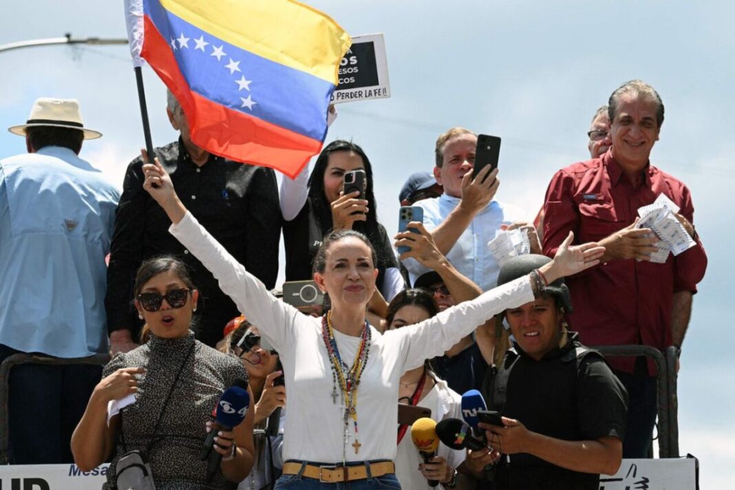 Comando Con Venezuela anuncia encuentro de María Corina Machado con diáspora venezolana en Madrid Comando Con Venezuela anuncia encuentro de María Corina Machado con diáspora venezolana en Madrid
