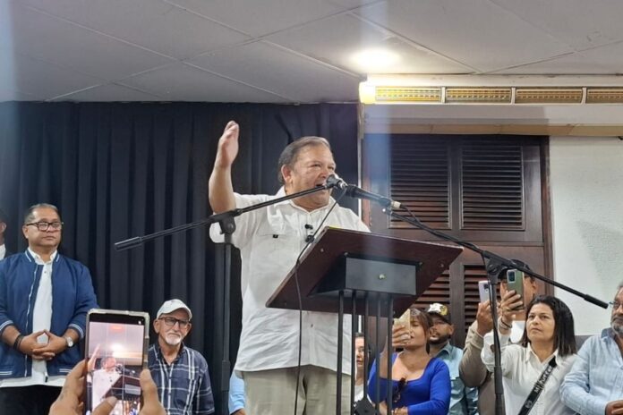 Andrés Velásquez exige fijar cronograma para las elecciones presidenciales Andrés Velásquez exige fijar cronograma para las elecciones presidenciales