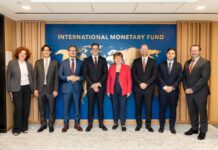 Comitiva del régimen se reunió con la directora del FMI para evaluar asistencia y recuperación de fondos Comitiva del régimen se reunió con la directora del FMI para evaluar asistencia y recuperación de fondos