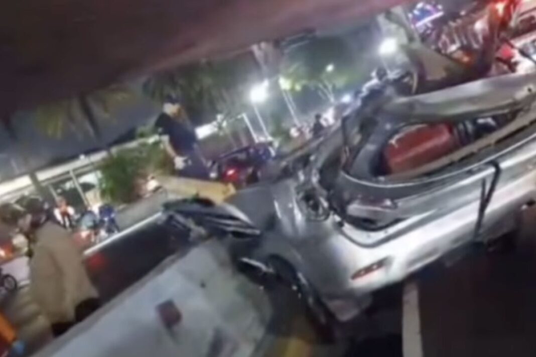 Tres fallecidos y cuatro heridos por accidente de tránsito en el distribuidor El Ciempiés