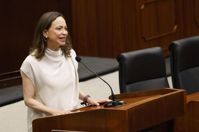 María Corina Machado insistió en liderar cualquier negociación con el régimen de Delcy Rodríguez María Corina Machado insistió en liderar cualquier negociación con el régimen de Delcy Rodríguez