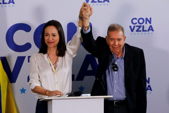 «74% de los venezolanos considera que María Corina Machado y Edmundo González Urrutia hacen bien en no sumarse a las negociaciones» "74% de los venezolanos considera que María Corina Machado y Edmundo González Urrutia hacen bien en no sumarse a las negociaciones"