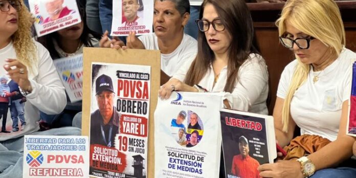 Familiares de 77 presos por caso «PDVSA-Obrero» exigen medidas cautelares Familiares de 77 presos por caso «PDVSA-Obrero» exigen medidas cautelares